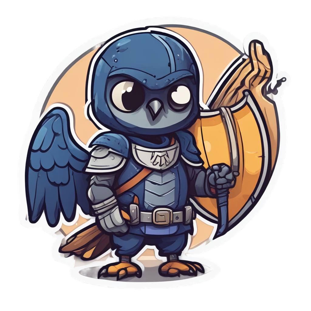 Brave Crow Moon Knight Costume — moths & ravens stickers