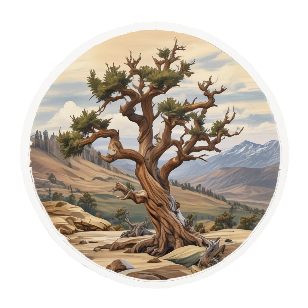 Bristlecone Sentinel — outdoorsman stickers