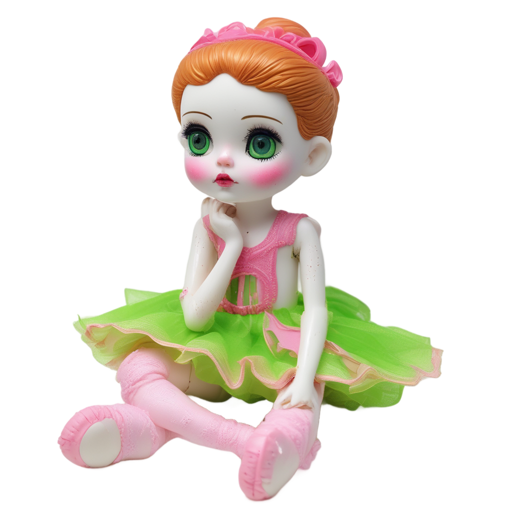 Broken Ballerina Doll — slasher vibe stickers