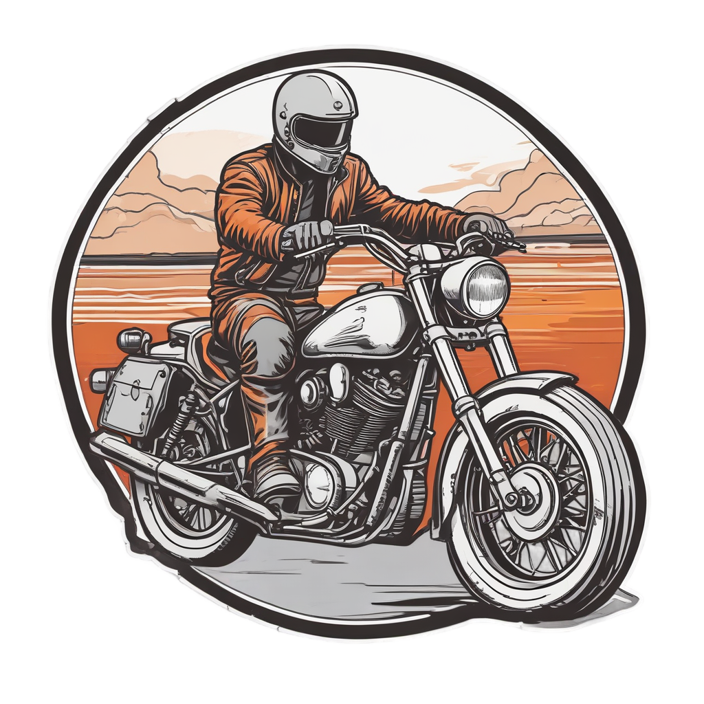 Broken Down Bike — open road stickers