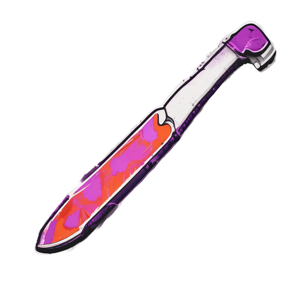 Broken Handle Vision — slasher vibe stickers
