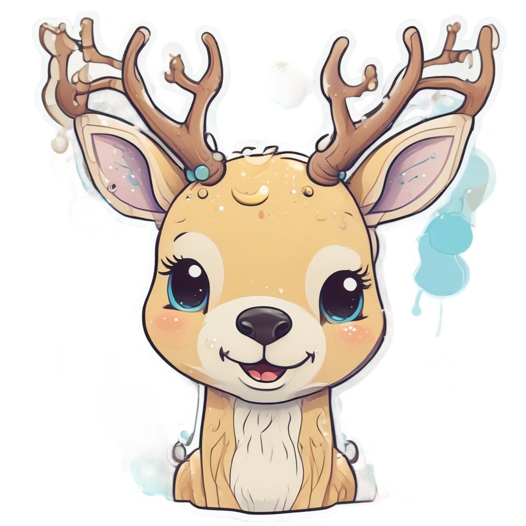 Bubble Antler Prank — outdoorsman stickers