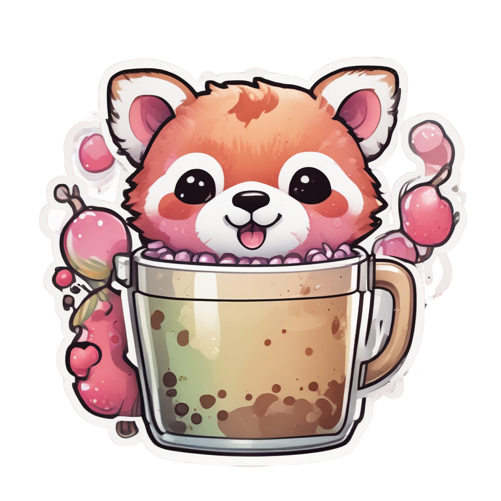 Bubble Tea Love — animals & pets stickers