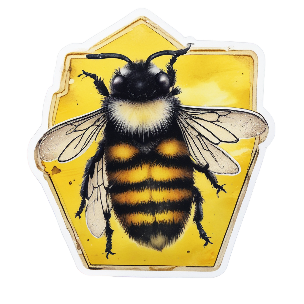 Bumblebee Buzz Alert — warning signage stickers