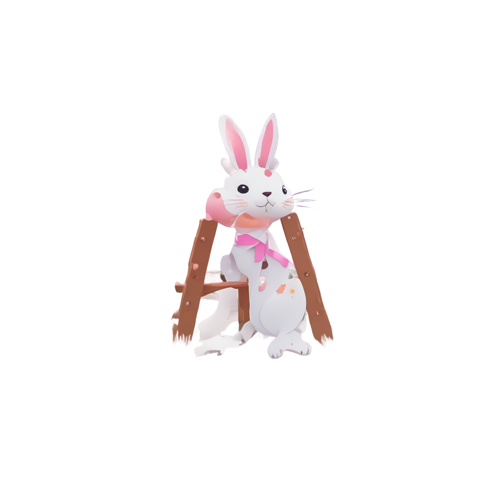 Bunny Road Painter — open road stickers