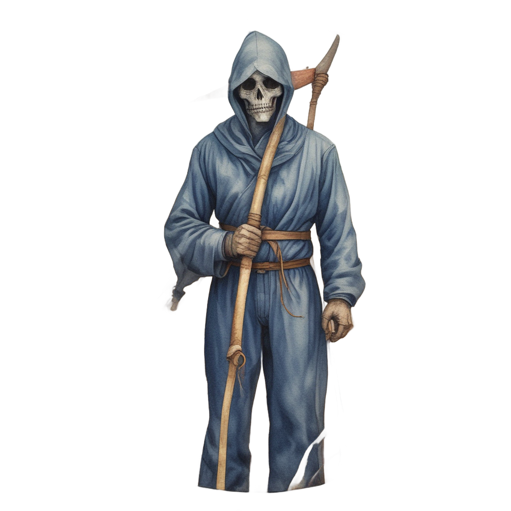 Burlap Huntress Twin — slasher vibe stickers