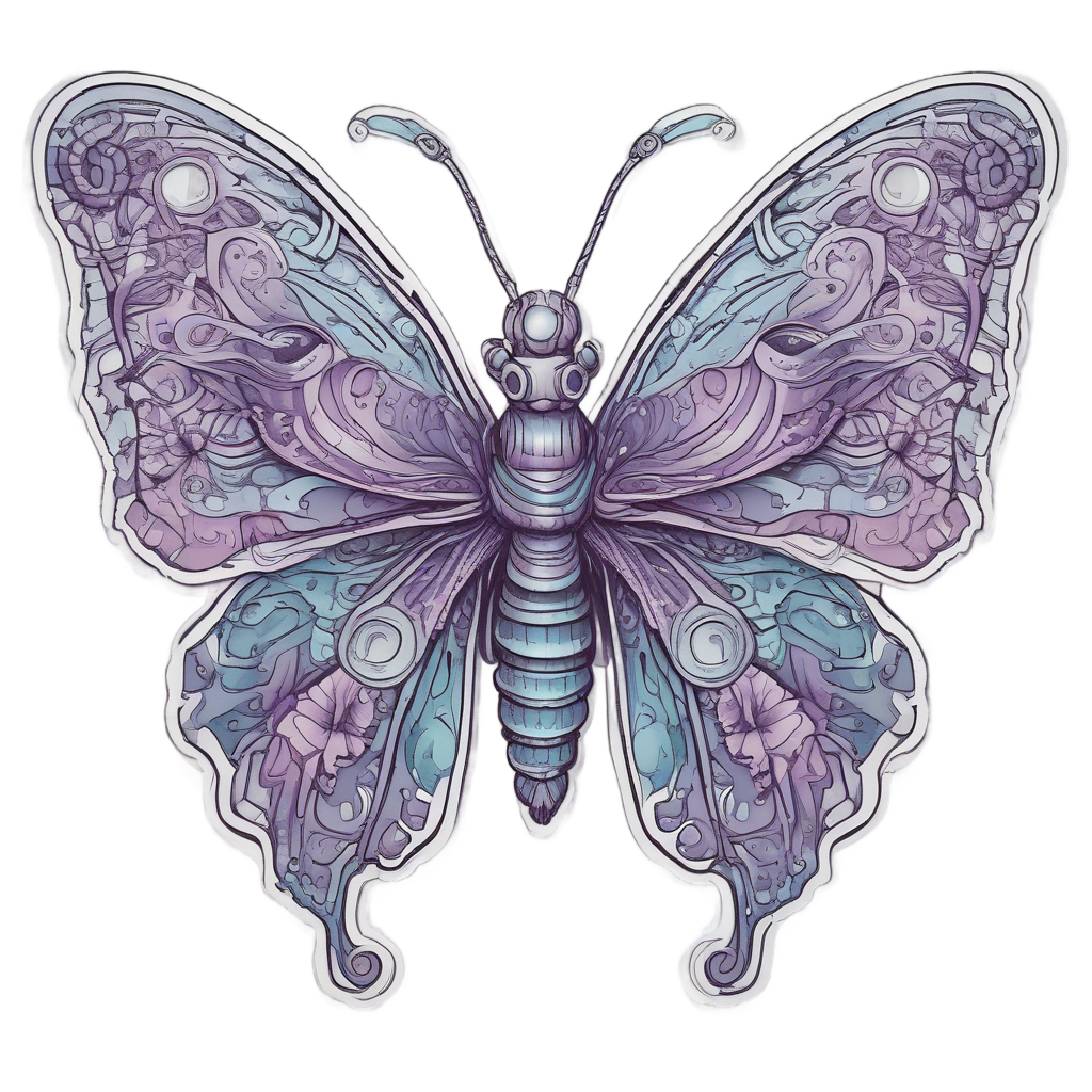 Butterfly Gas Mask Dream — gas mask stickers