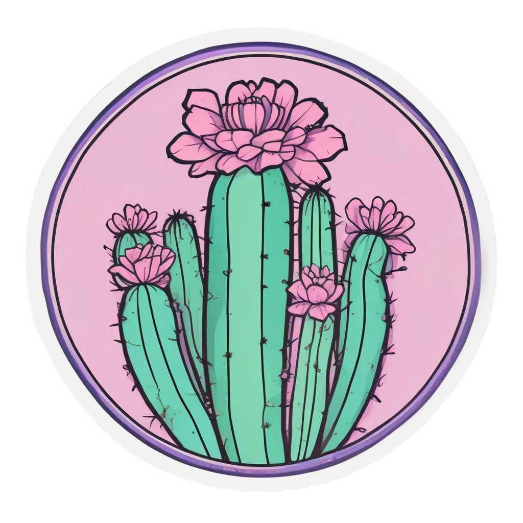 Cactus Candy Color — boho nursery stickers