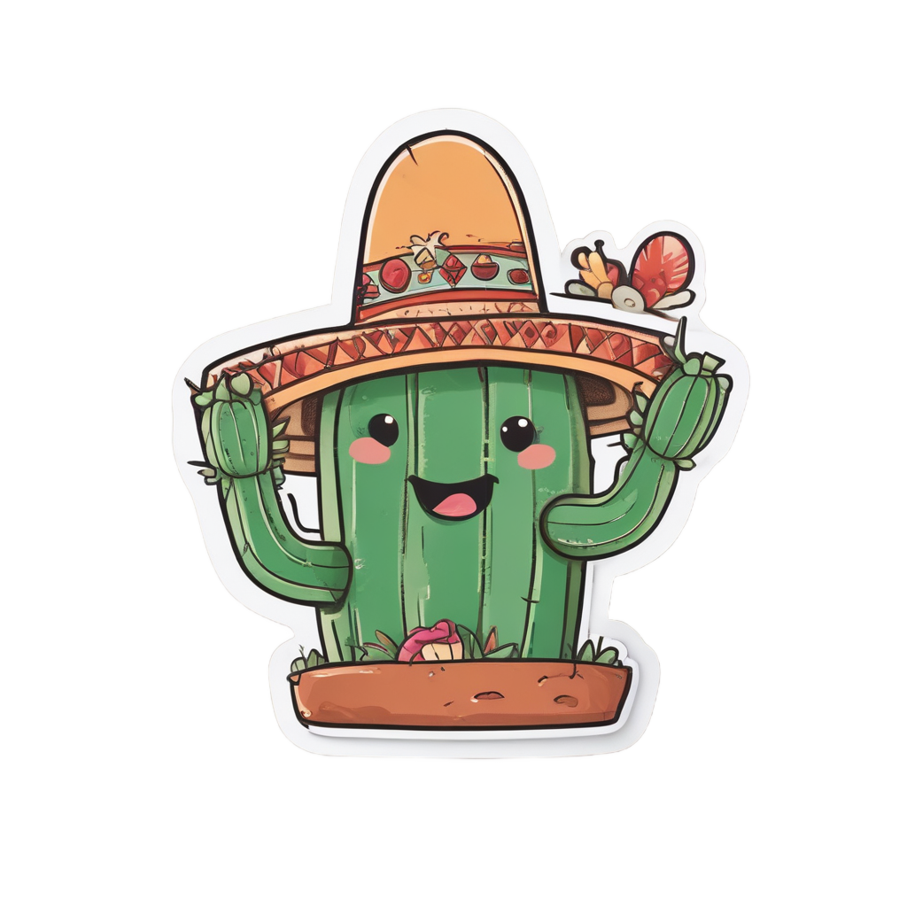 Cactus Trail Badge — open road stickers