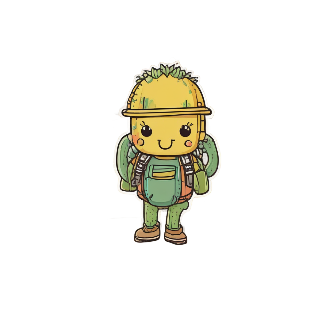 Cactus Trail Friend — open road stickers