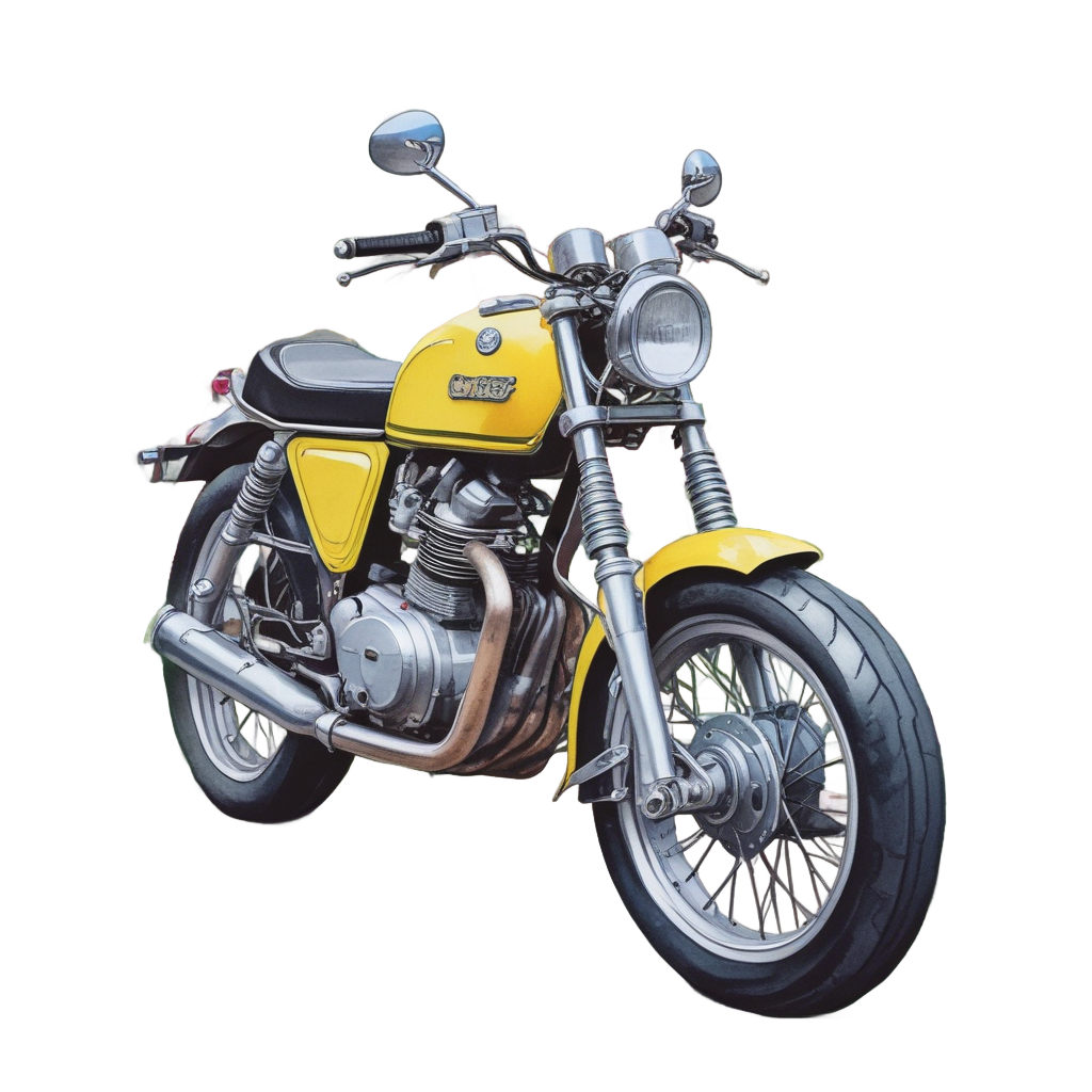 Cafe Racer Garden — motorcycles stickers