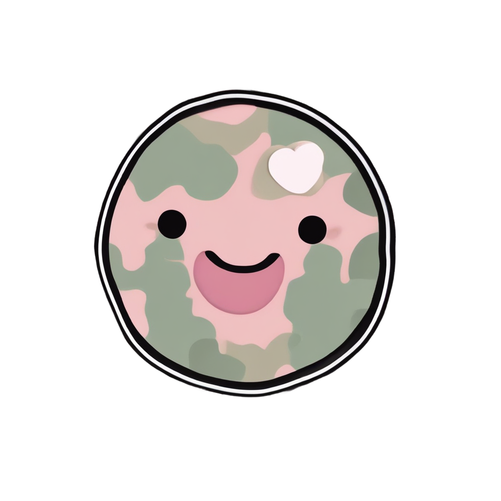 Camo Badge Pals — camo stickers
