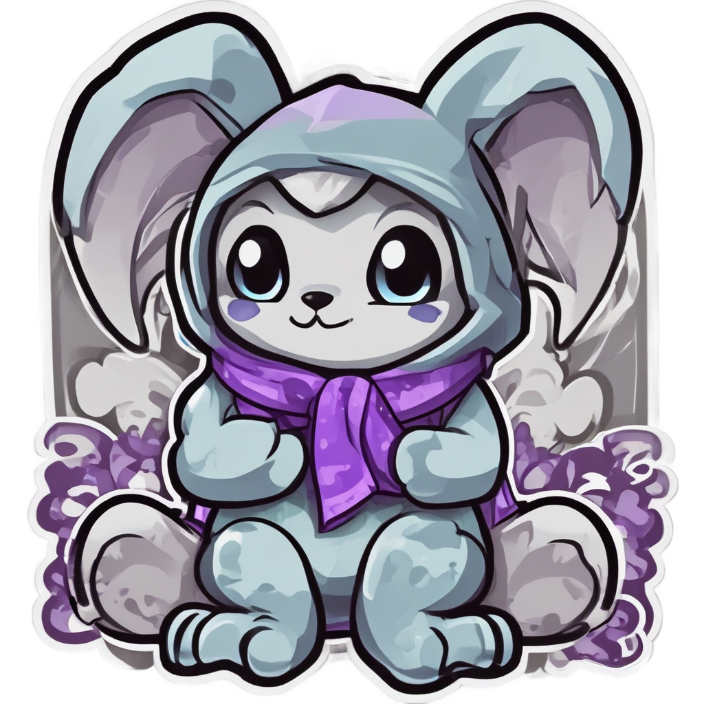 Camo Bunny Ninja — camo stickers