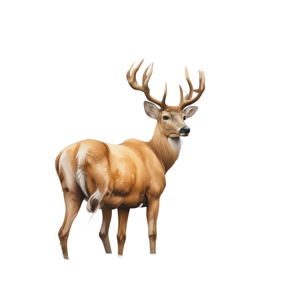 Camo Deer at Dawn — camo stickers
