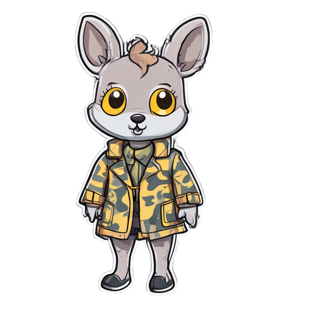 Camo Deer Detective — camo stickers