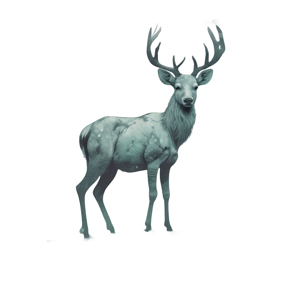 Camo Deer Ghost — camo stickers