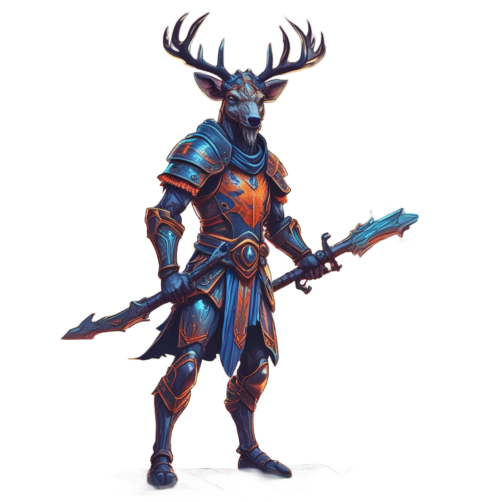 Camo Deer Knight — camo stickers