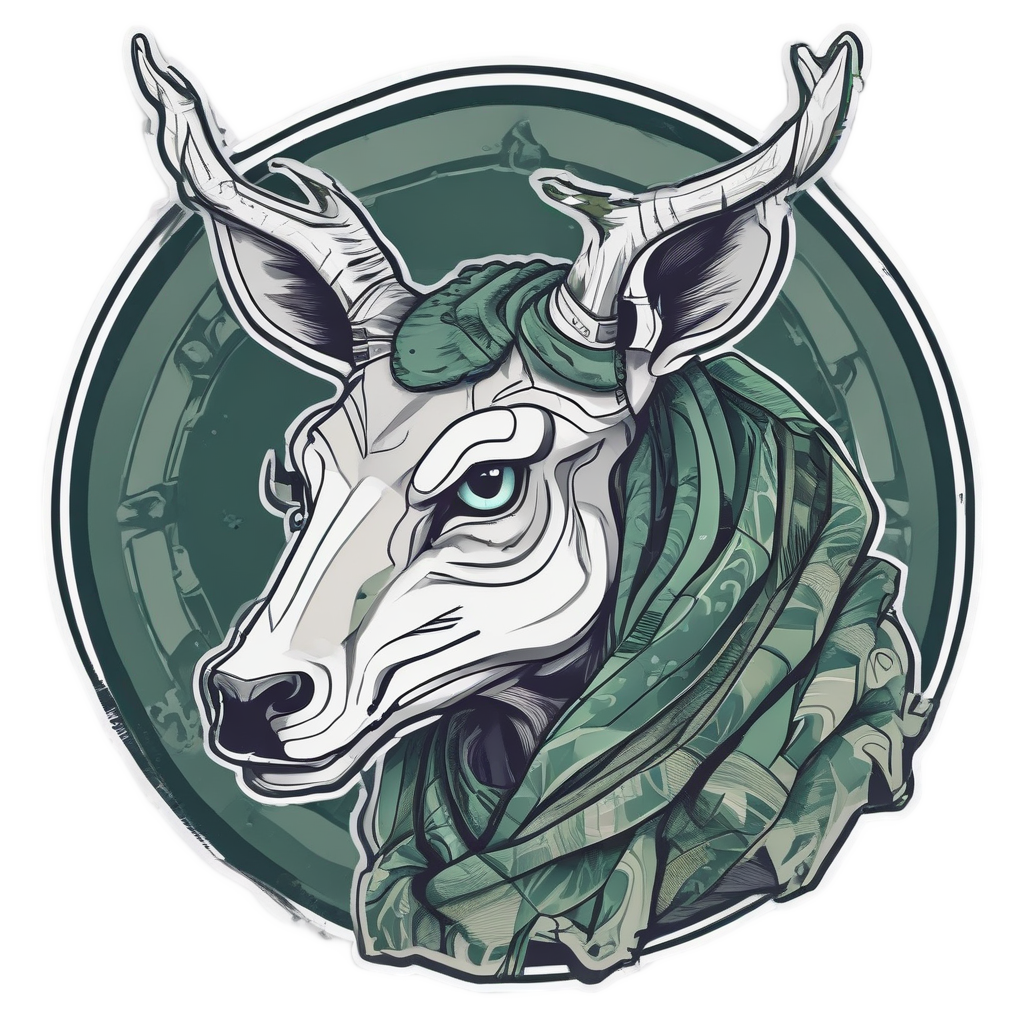 Camo Deer Ninja — camo stickers