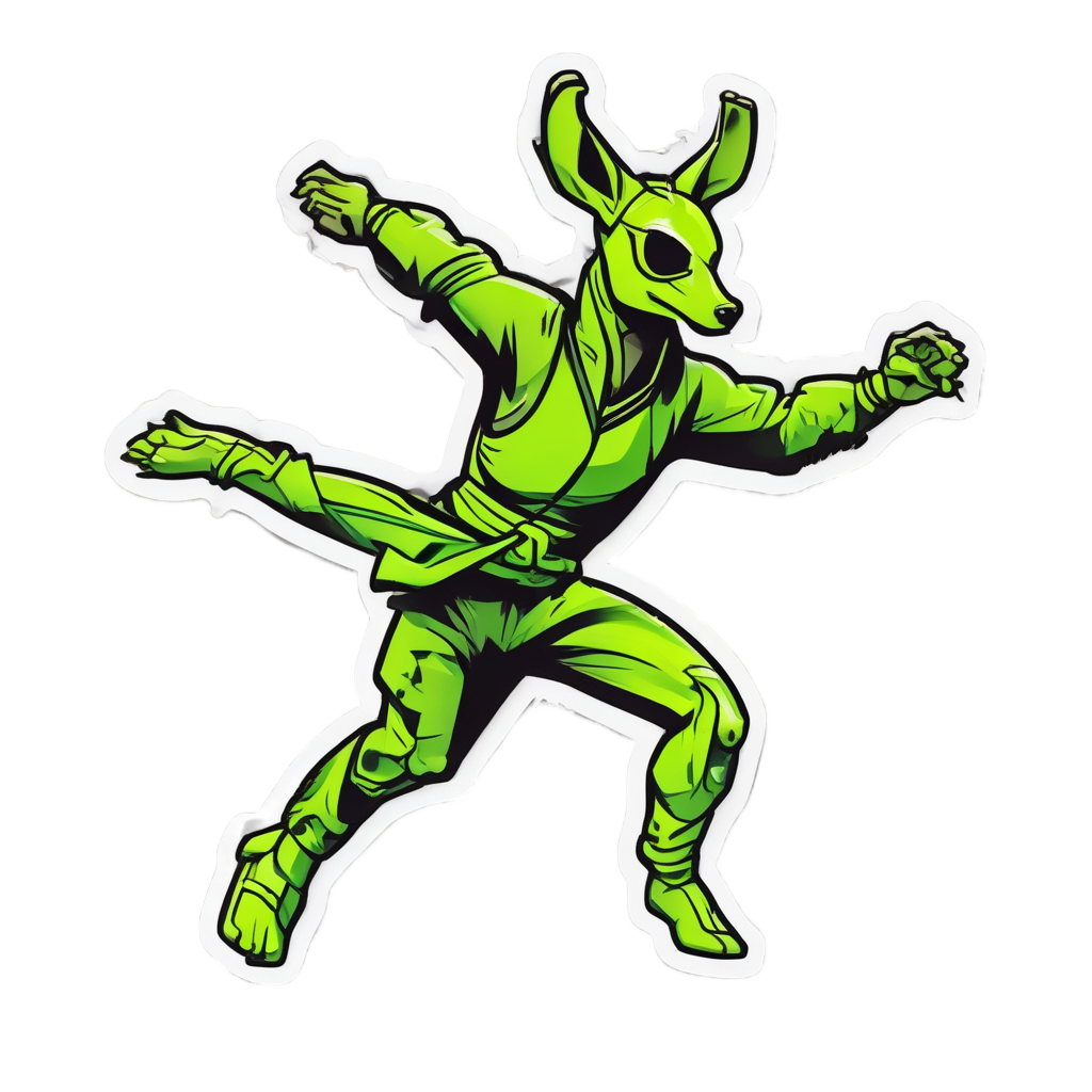 Camo Deer Ninja — camo stickers