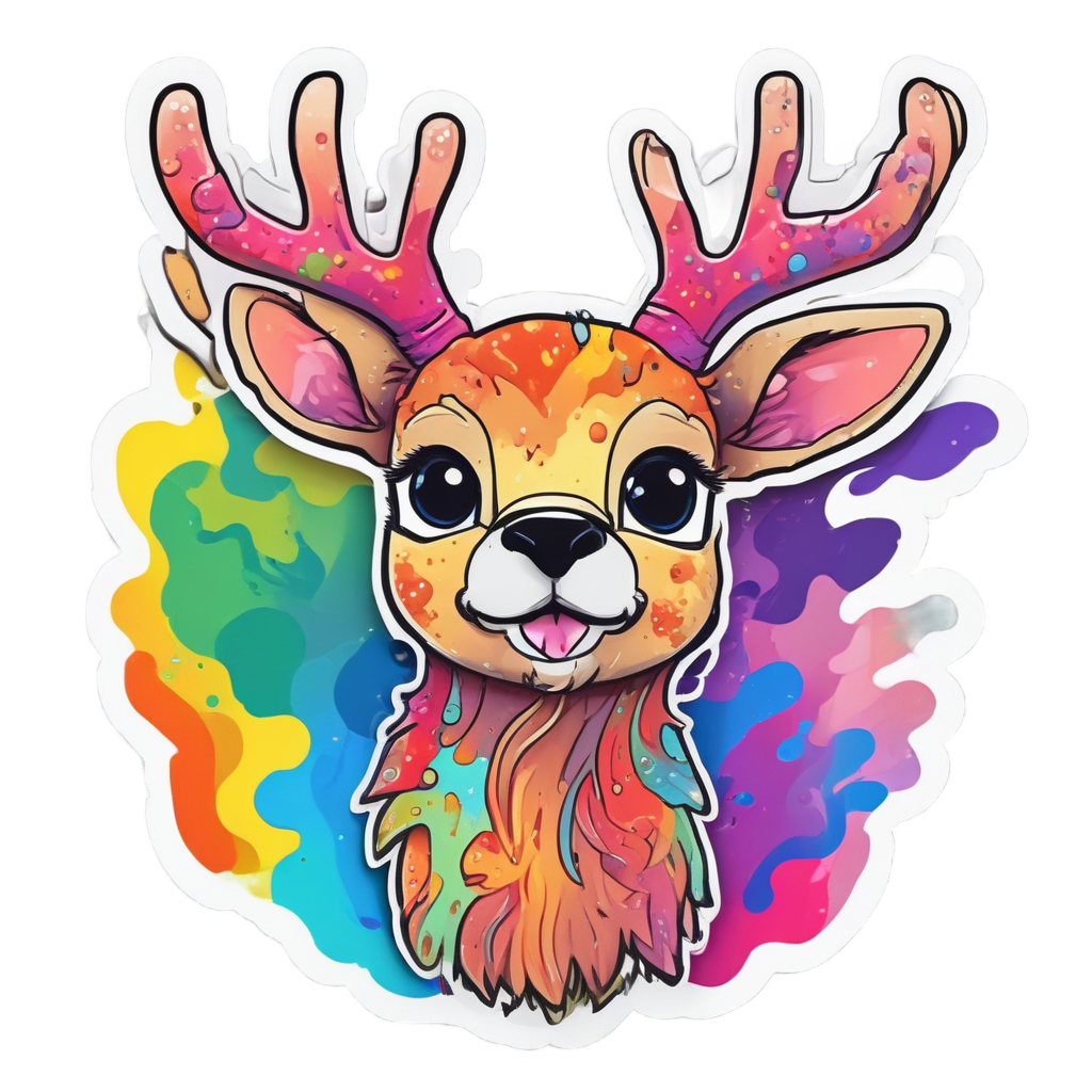 Camo Deer Paint Palette — camo stickers