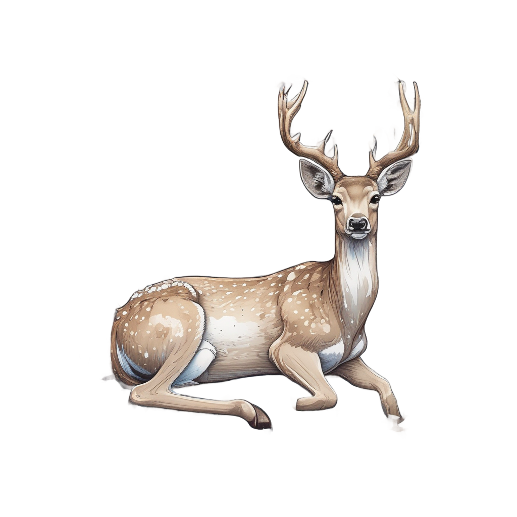 Camo Deer Reading Book — camo stickers