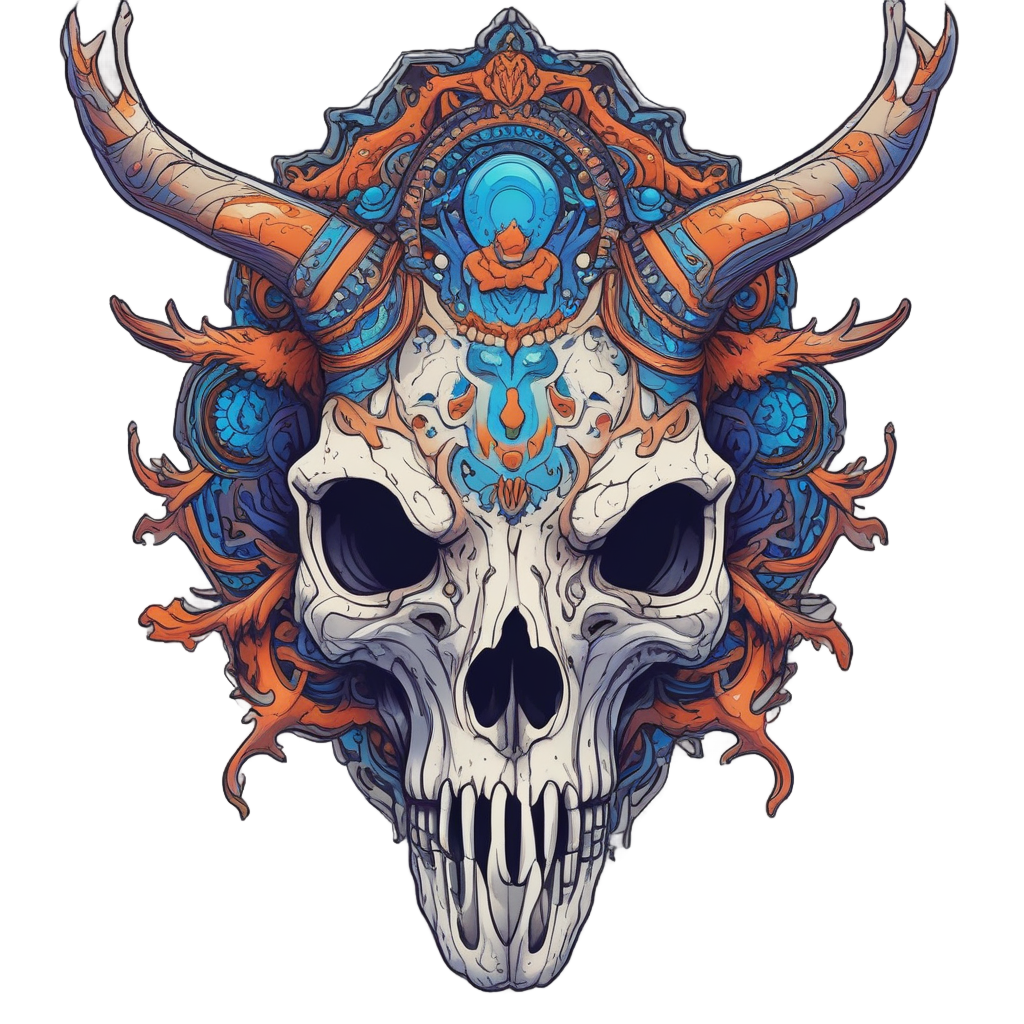 Camo Deer Skull — camo stickers