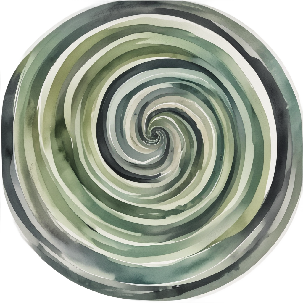 Camo Spiral Swirl Motion — abstract & patterns stickers