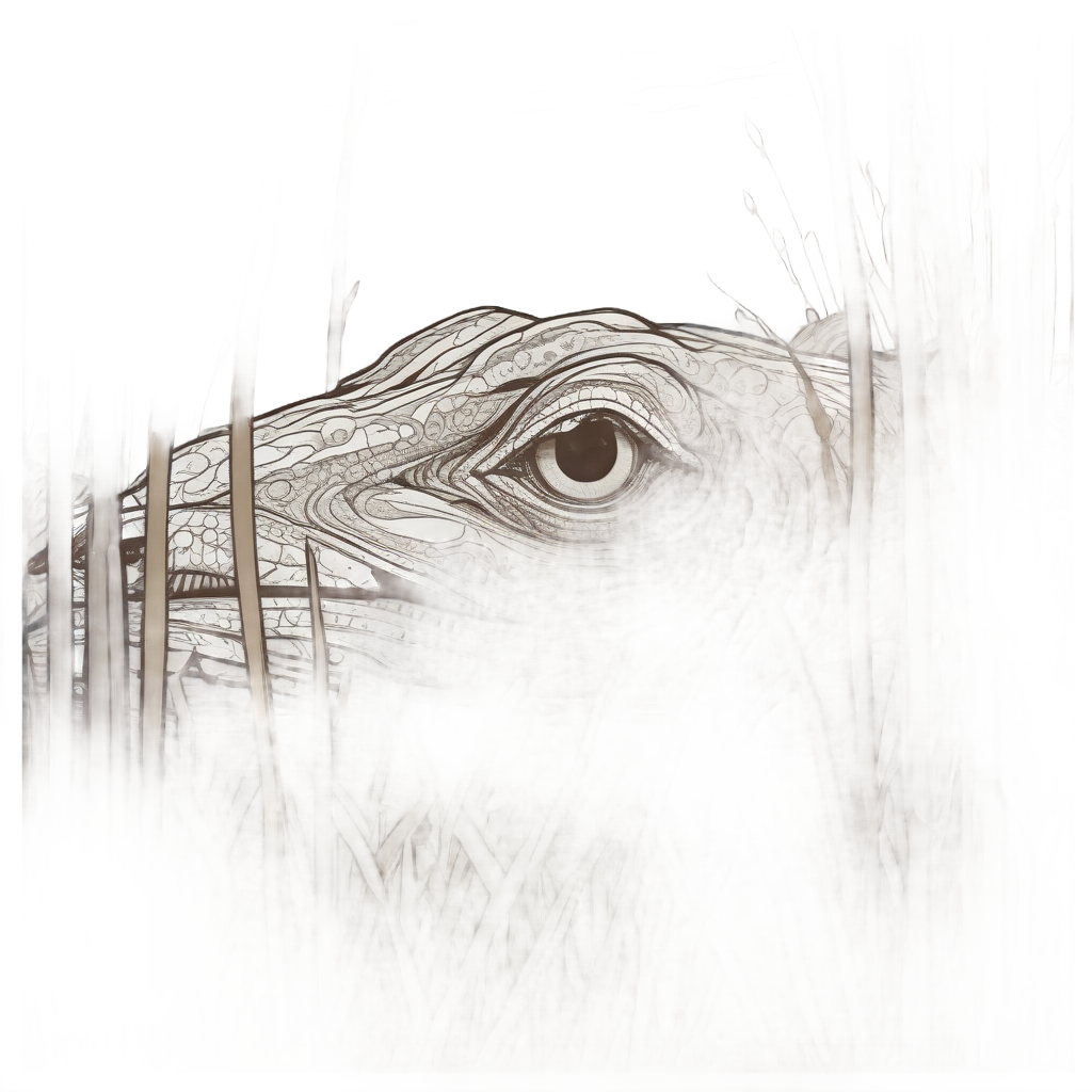Camouflaged Among Reeds — b-movie stickers