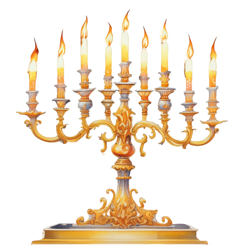 Candelabra in Firelight — victorian gothic stickers
