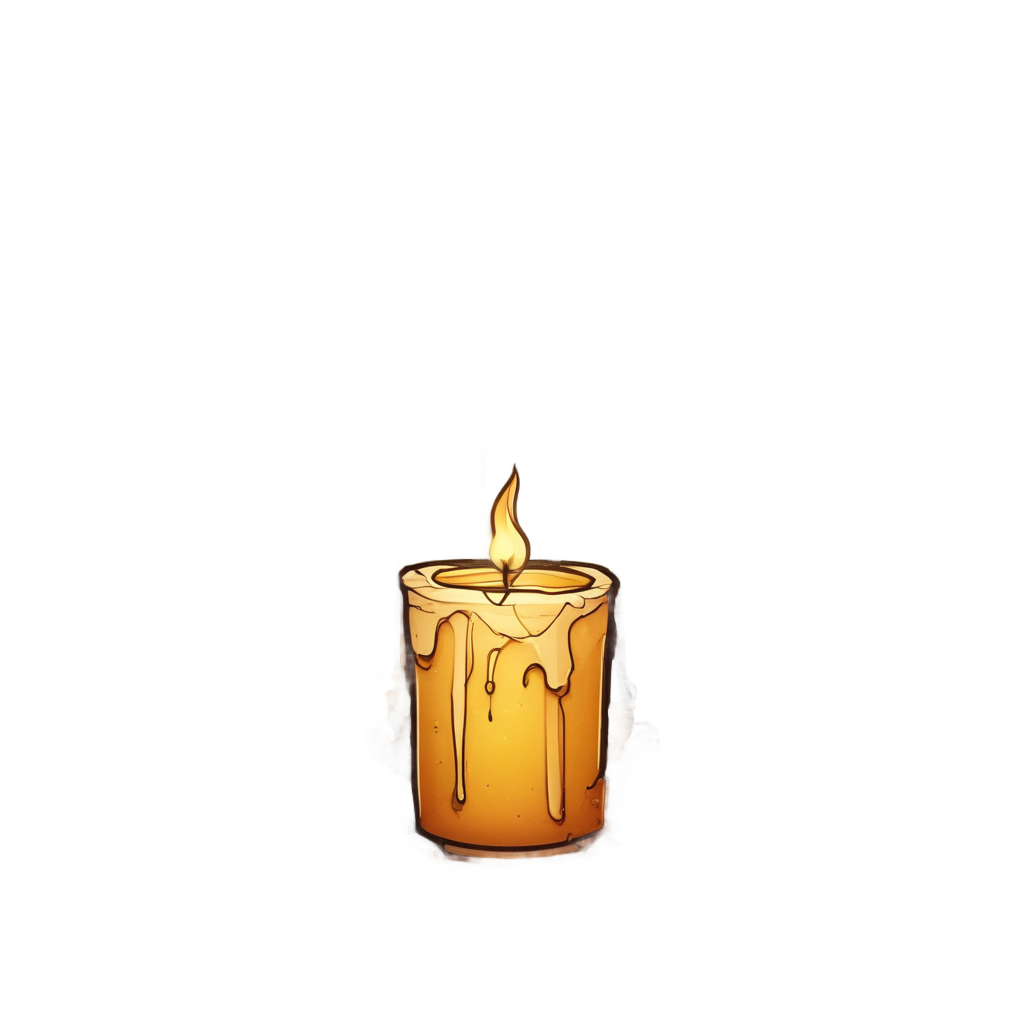 Candle Window Warm Glow — victorian gothic stickers