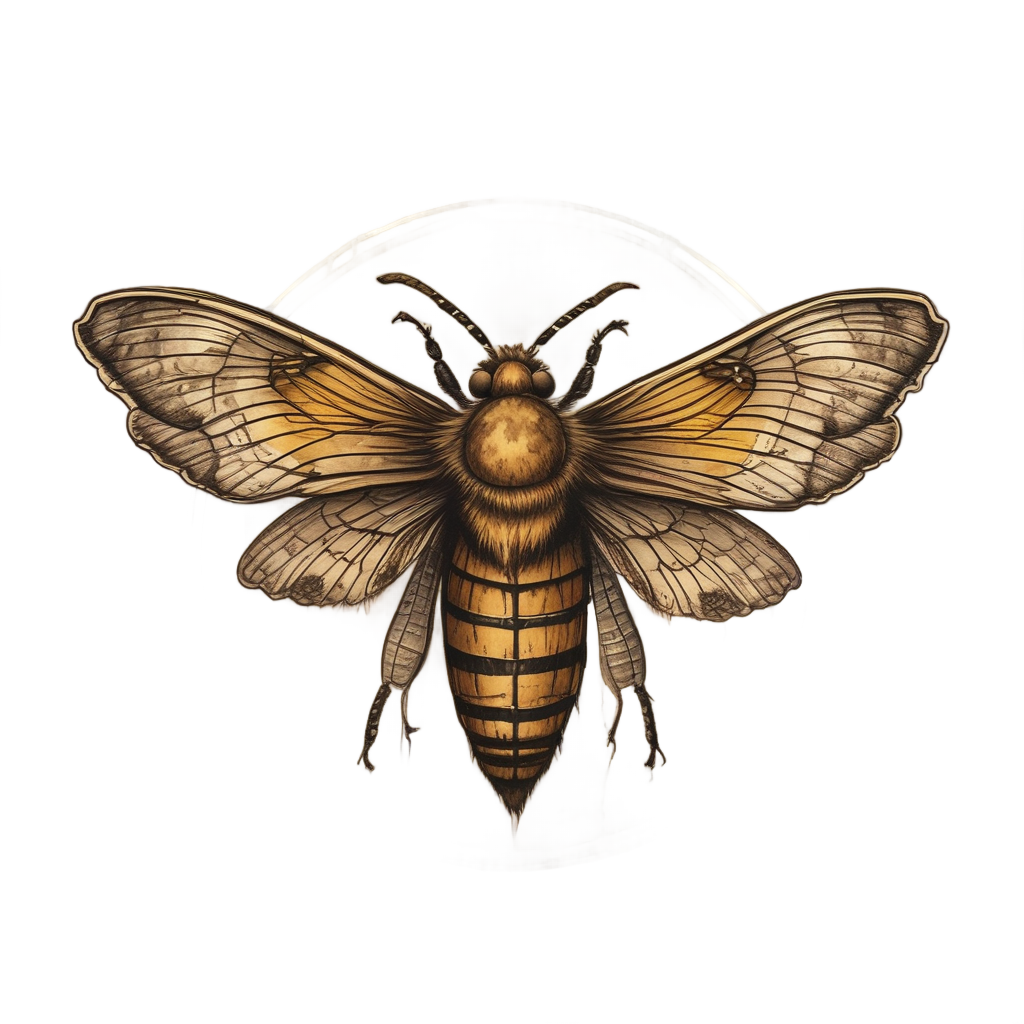 Candlelit Moth Dance — moths & ravens stickers