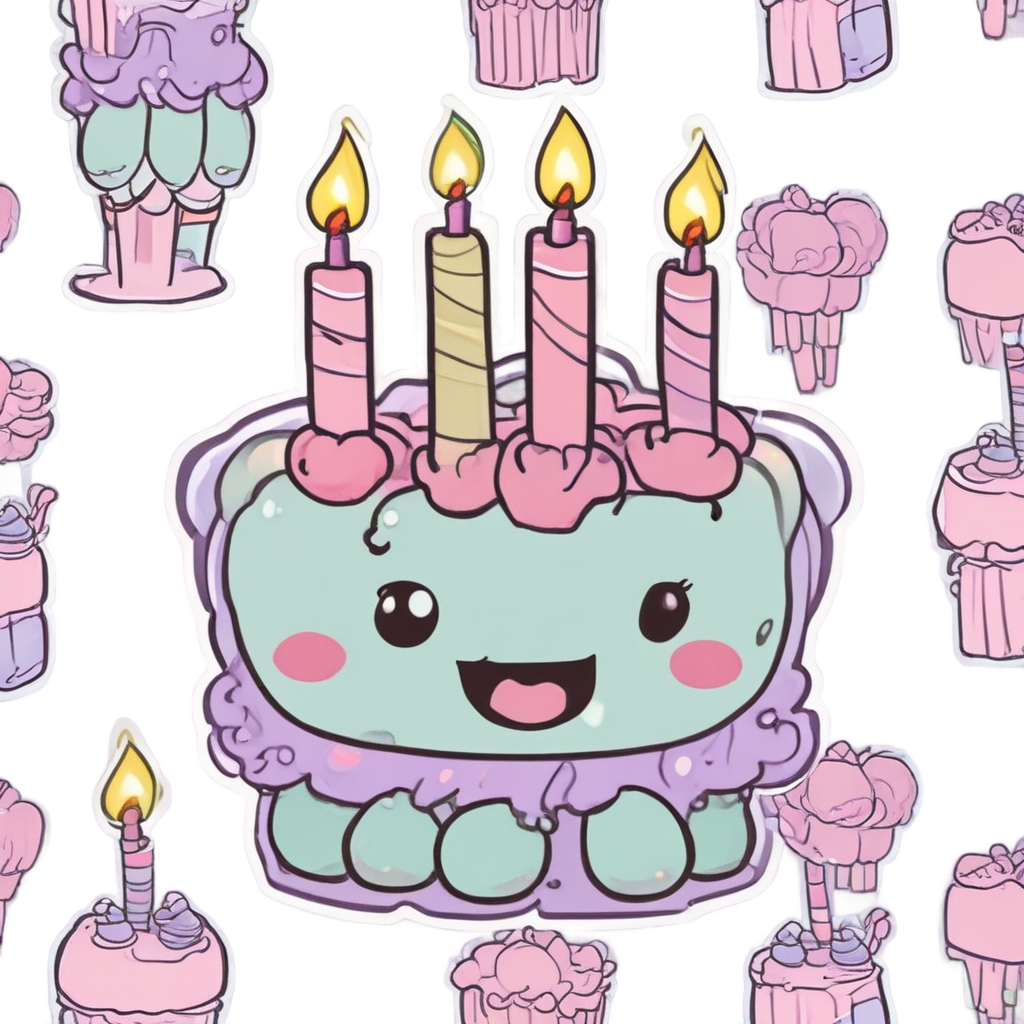 Candy Candelabra Cutie — victorian gothic stickers