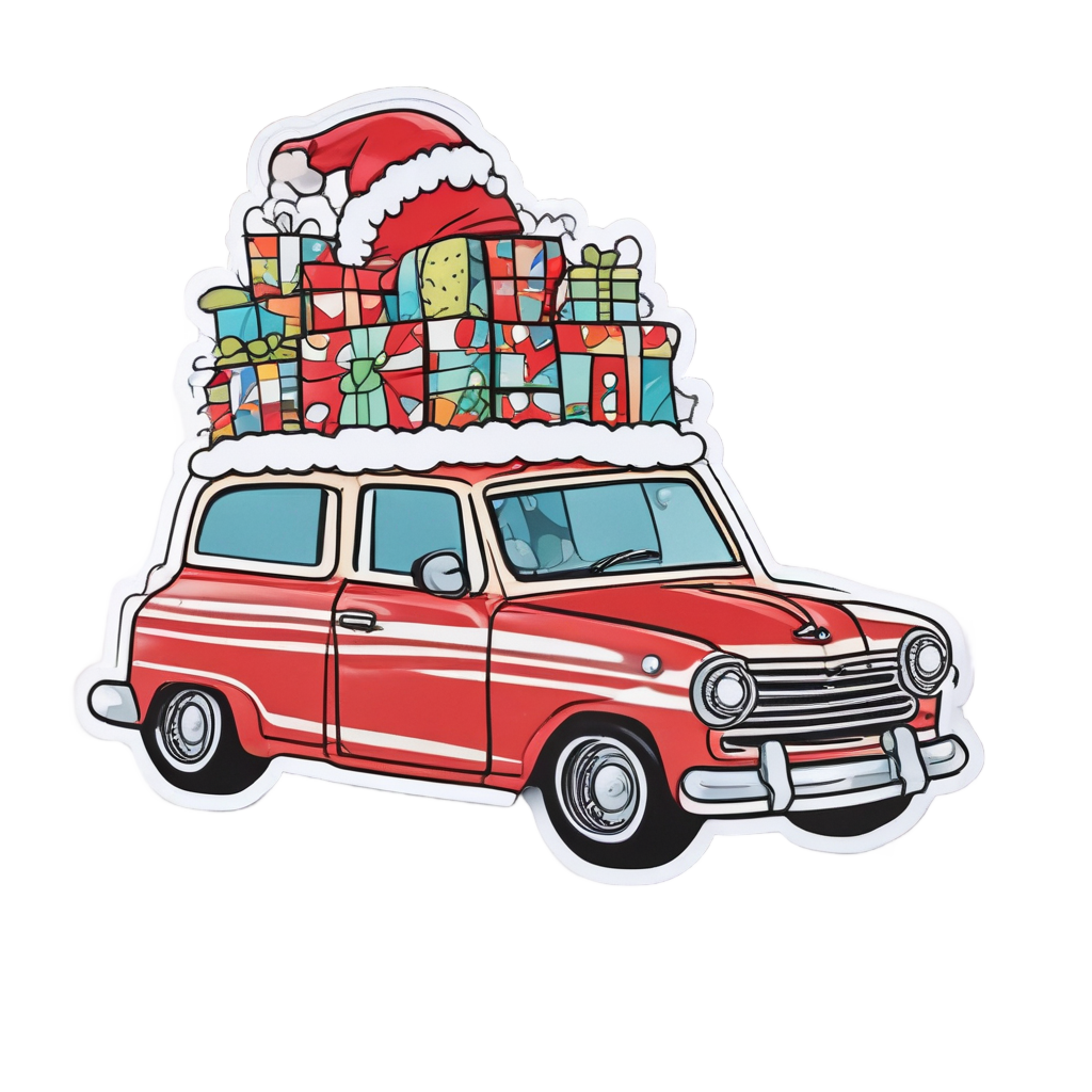 Candy Cane Cruiser — motorcycles stickers