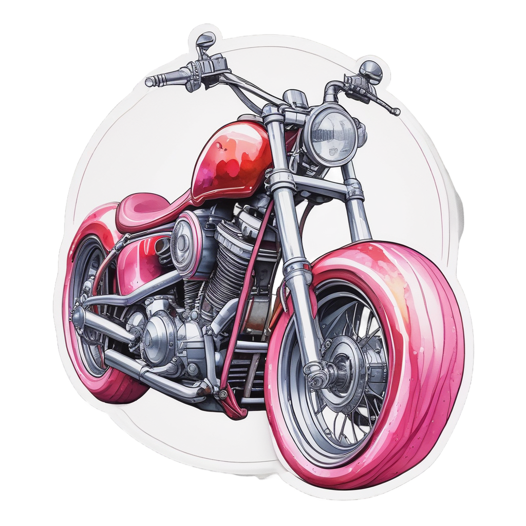 Candy Chopper Pop — motorcycles stickers