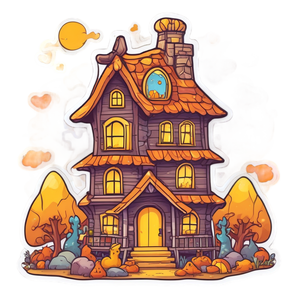 Candy Corn Chimney — slasher vibe stickers