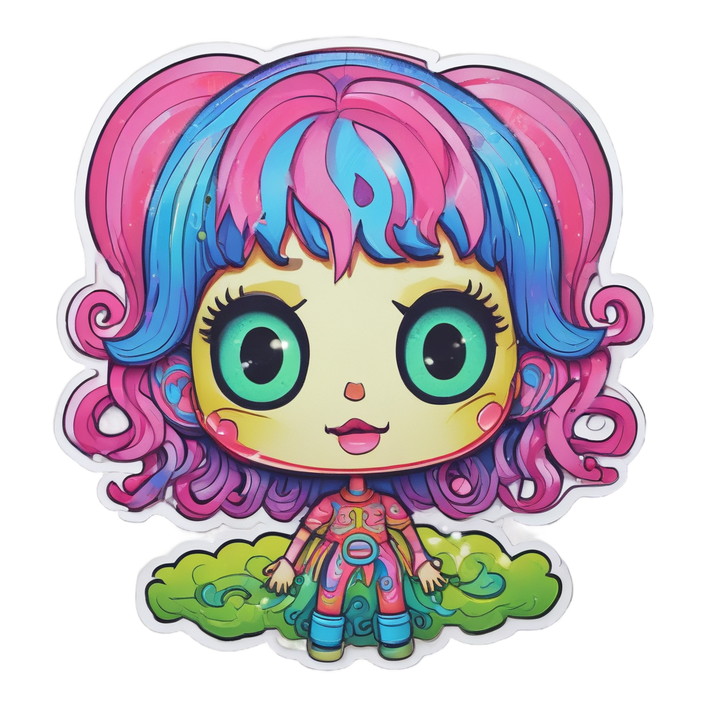 Candy Golem Doll — slasher vibe stickers