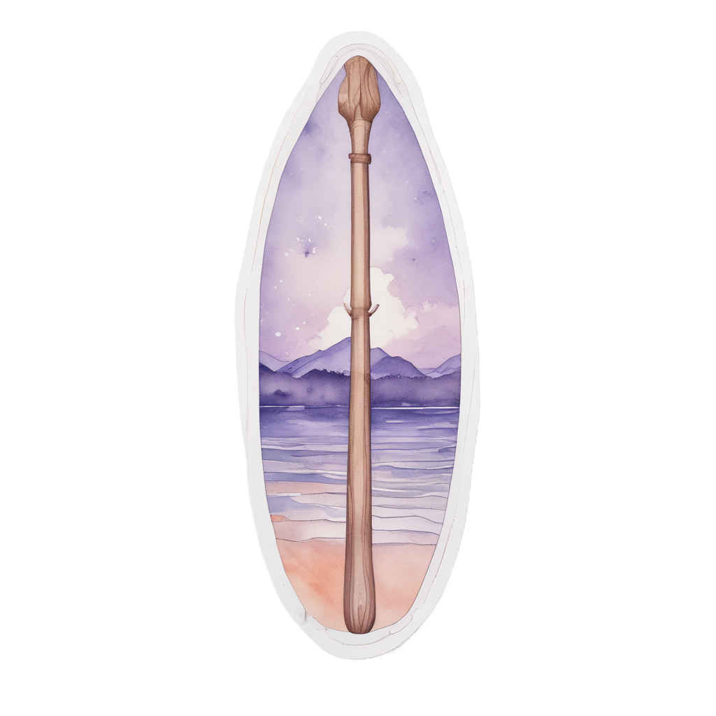 Canoe Map Paddle — open road stickers