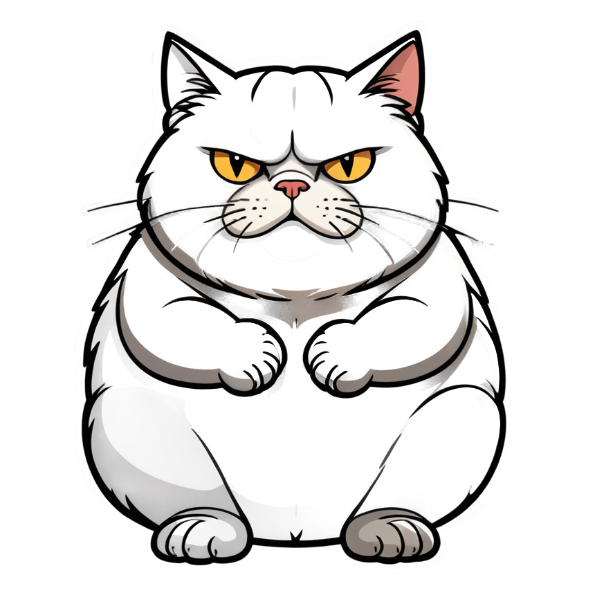 Grumpy Classic — cat stickers