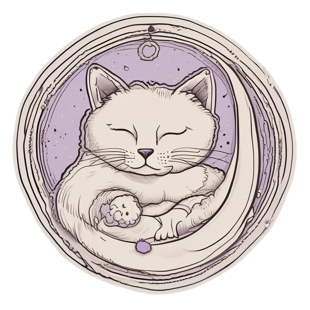 Celestial Cat Nap — celestial nursery stickers