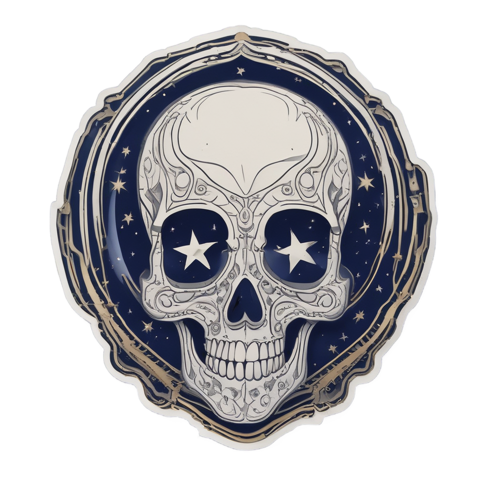 Celestial Chain Voyager — moon stickers