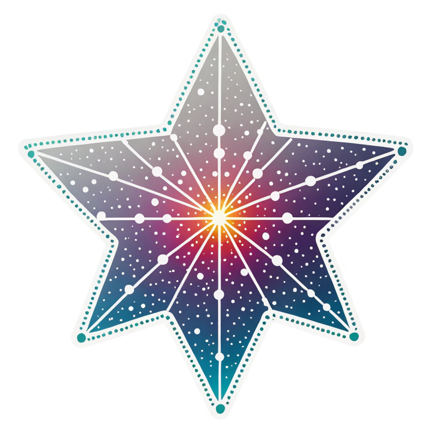 Constellation (holographic) — celestial stickers