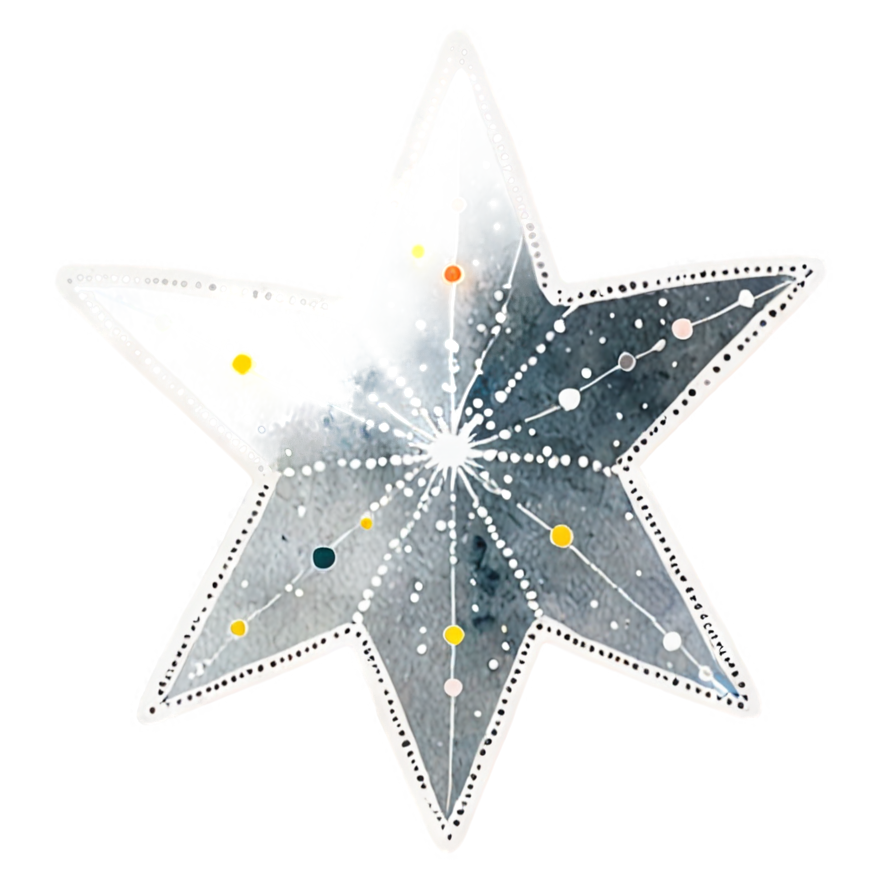 Constellation (watercolor) — celestial stickers