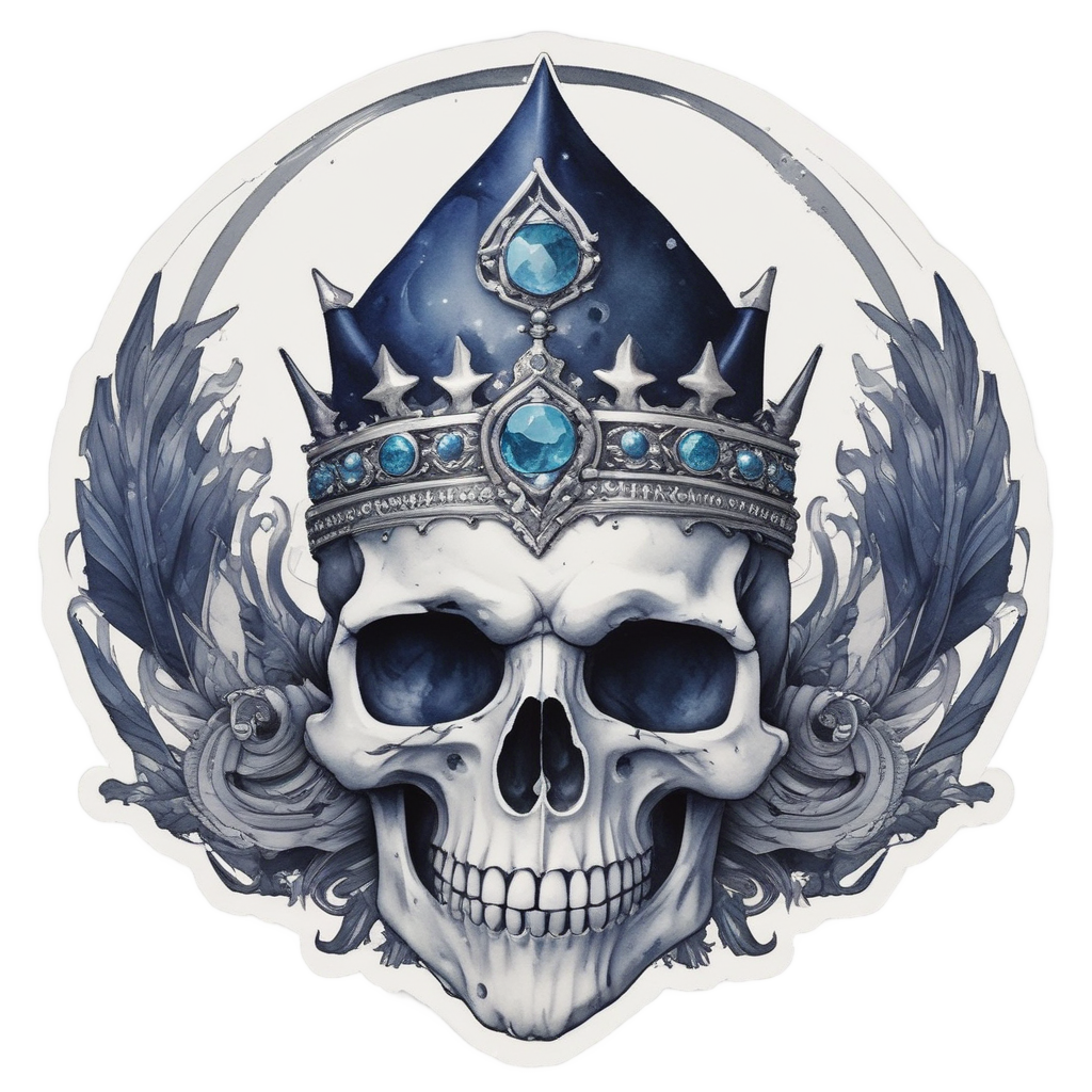 Celestial Dagger Noir — moon stickers