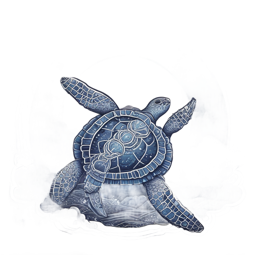 Celestial Dream Turtle — celestial nursery stickers