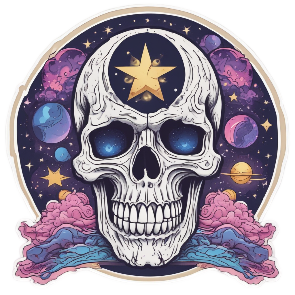 Celestial Poison Star — moon stickers