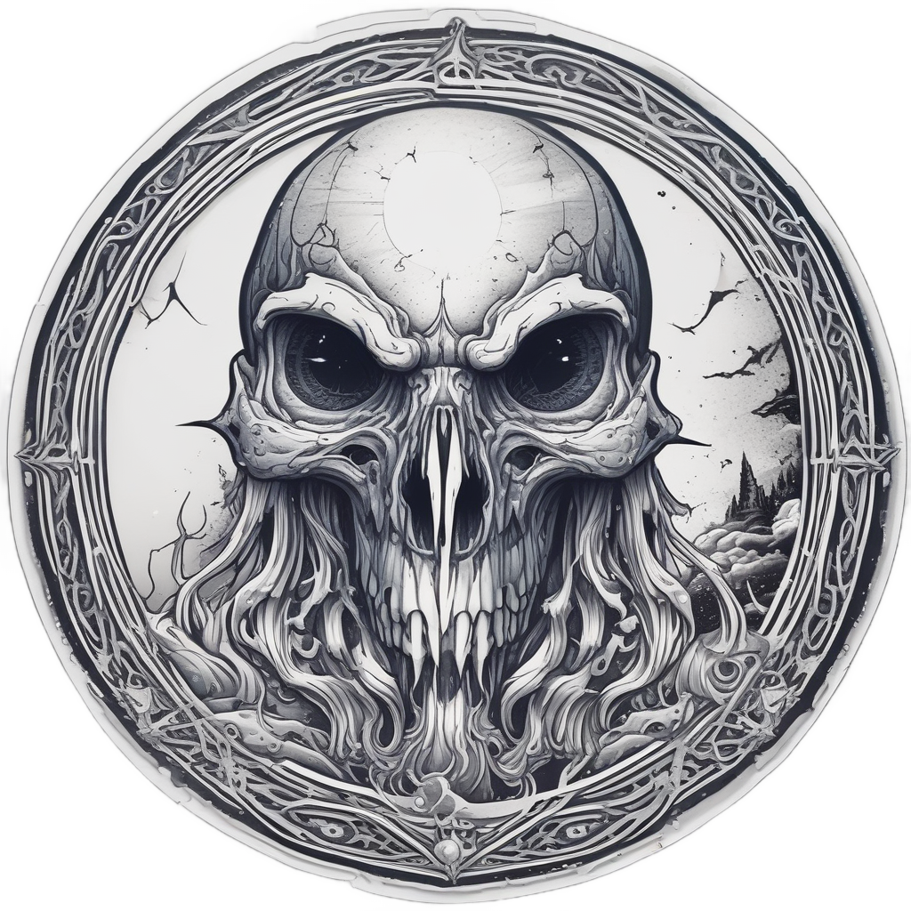 Celestial Reaper Crow — moon stickers