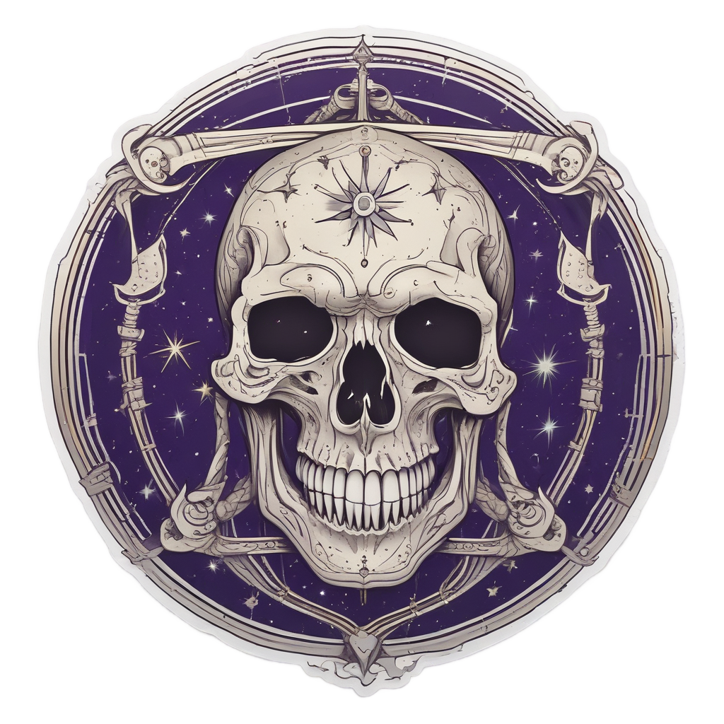 Celestial Reaper — moon stickers