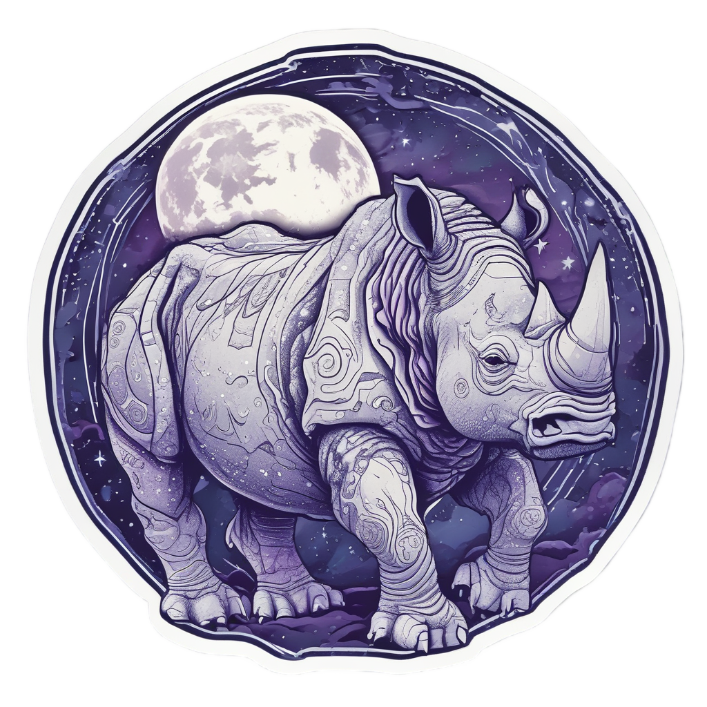 Celestial Rhino Galaxy — galaxy stickers