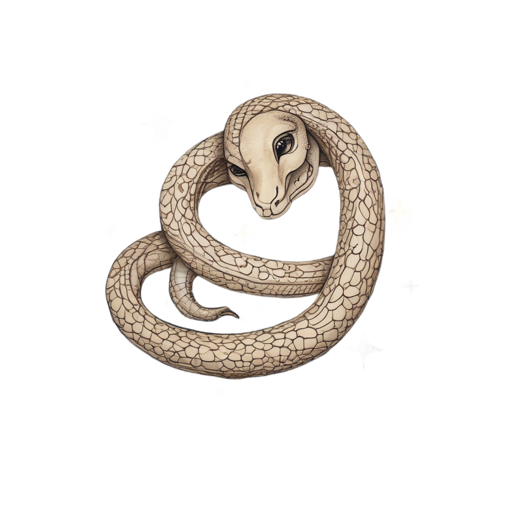 Celestial Serpent Dreamer — moon stickers