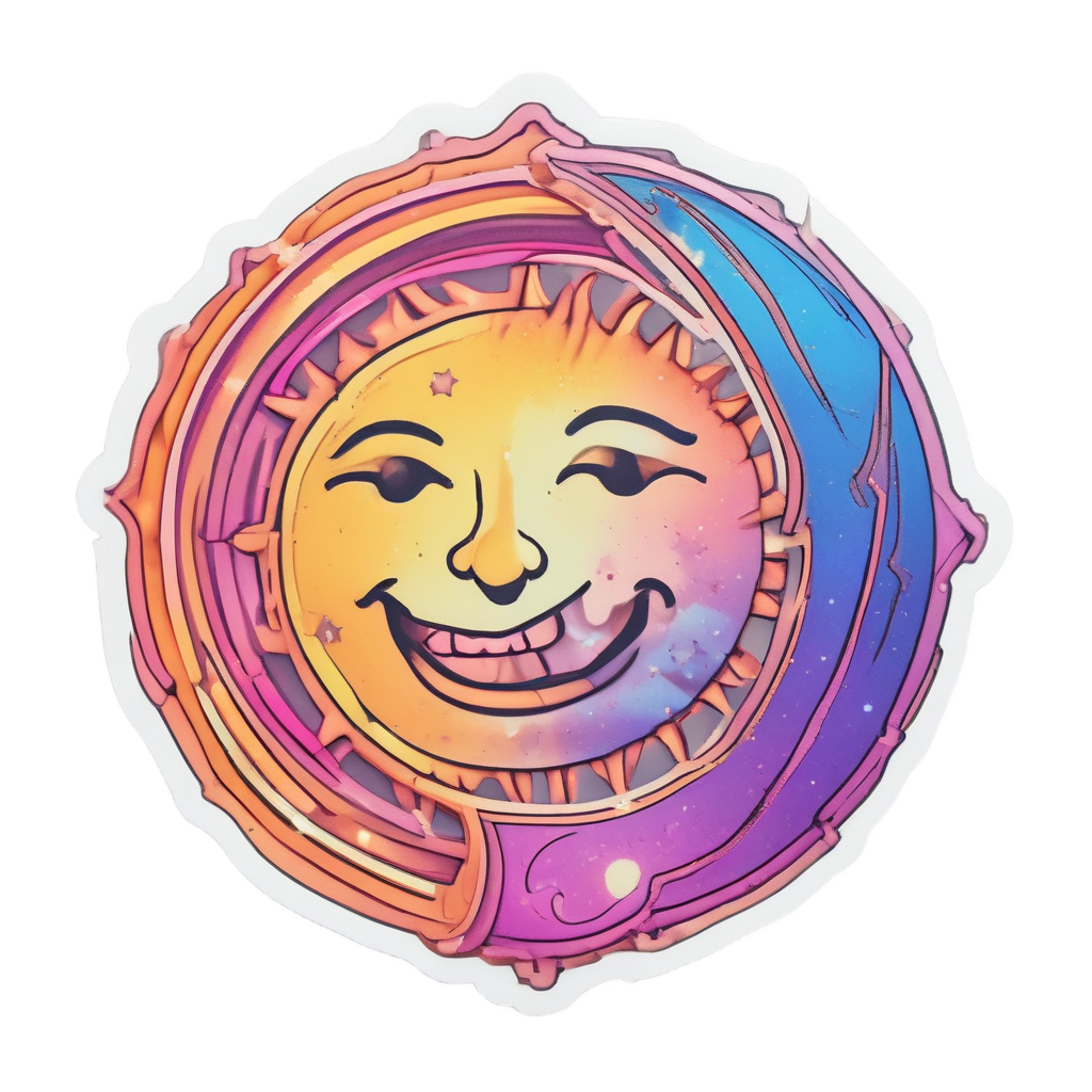Celestial Smile Duality — celestial nursery stickers